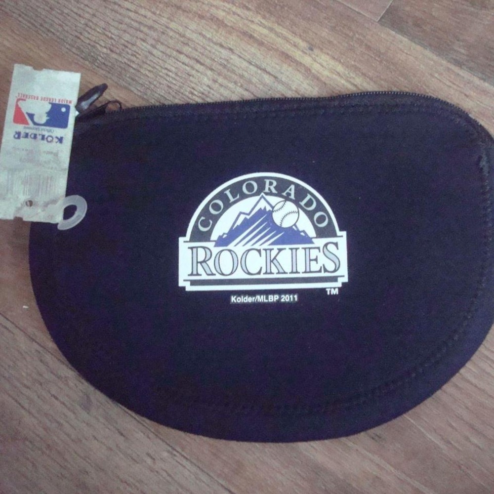 COLORADO ROCKIES 7X9 BAG PURSE VINTAGE‎ ZIPPER L4